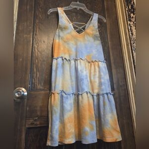 Stitch & Pine Women's Sleeveless Tie-Dye Mini Dress